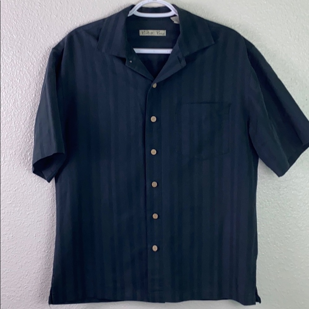 Black, Men’s Button Down Shirt in Small